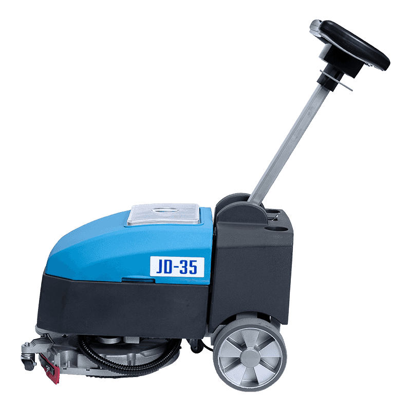 JD35 Kommerzieller, handgeführter, zusammenklappbarer Mini-Bodenschrubber JD35 Kommerzieller, handgeführter, zusammenklappbarer Mini-Bodenschrubber