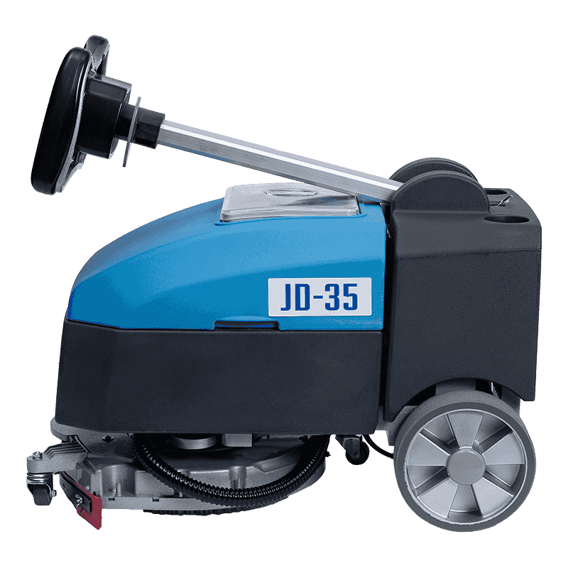 JD35 Kommerzieller, handgeführter, zusammenklappbarer Mini-Bodenschrubber JD35 Kommerzieller, handgeführter, zusammenklappbarer Mini-Bodenschrubber